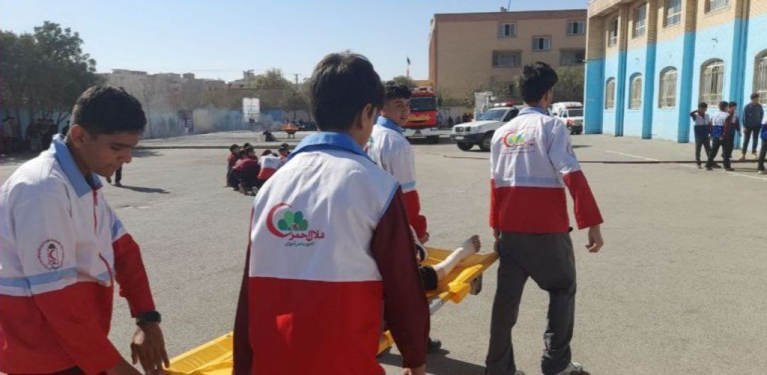 مانور زلزله در صباشهر برگزار شد