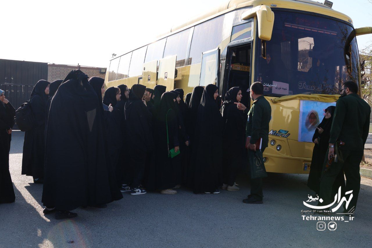 اعزام ۲۴۰ دانشآموز شهرقدسی به مناطق عملیاتی جنوب