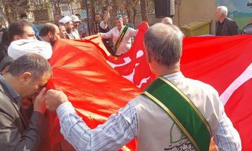 عطر شمیم حسینی در قیامدشت پیچید