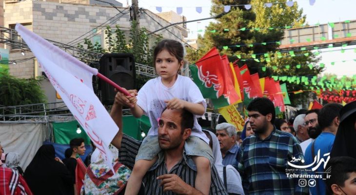 راهپیمایی غدیر در شهرستان قدس برگزار شد